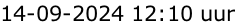 14-09-2024 12:10 uur